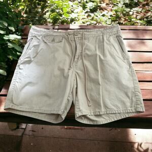 5/$65   Old Navy Womens Shorts Sz 18 Drawstring Khaki Tan Just Below Waist